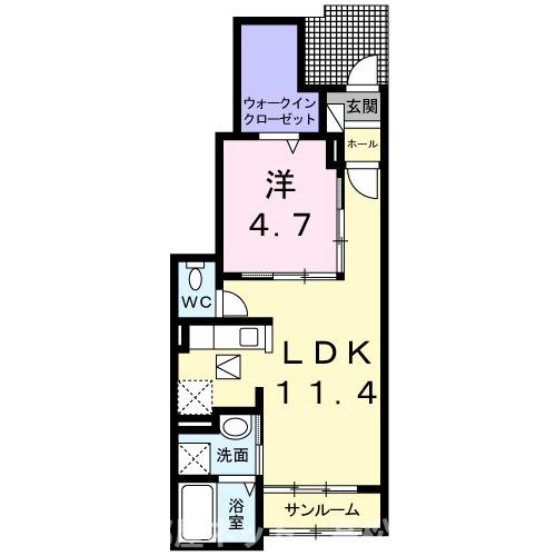 【間取り】 | ルーベル柞原　Ⅱ