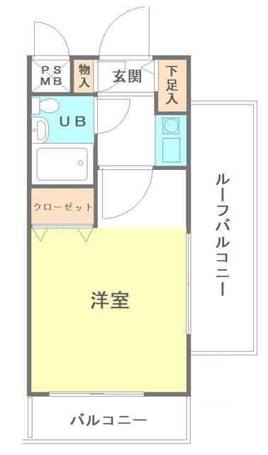 ライオンズマンション中野南の間取り|間取りです。