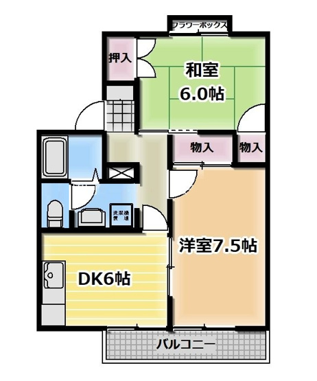 【間取り】 | 光が丘リリータウンE