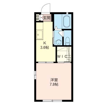 シャーメゾンなでしこＢの間取り