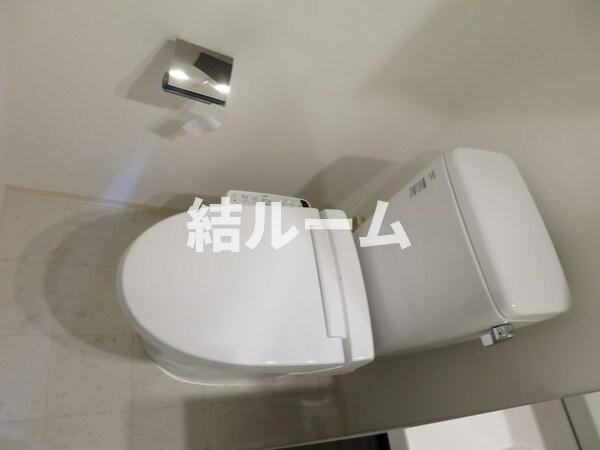 板橋区熊野町の賃貸マンションのトイレ