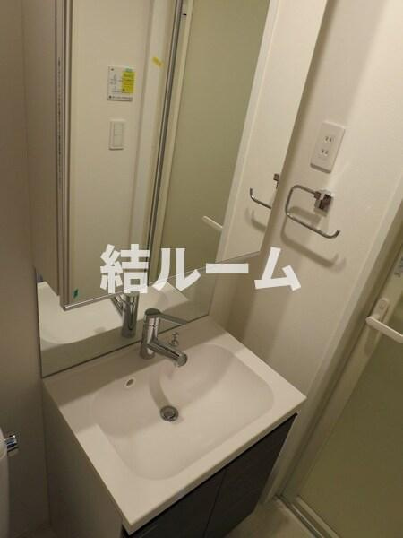 板橋区熊野町の賃貸マンションの洗面所