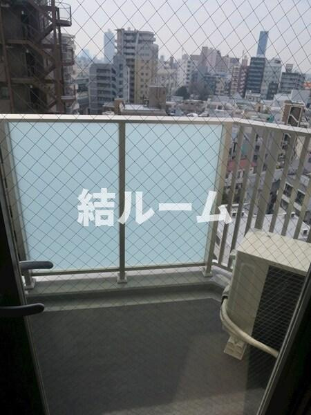 板橋区熊野町の賃貸マンションのバルコニー