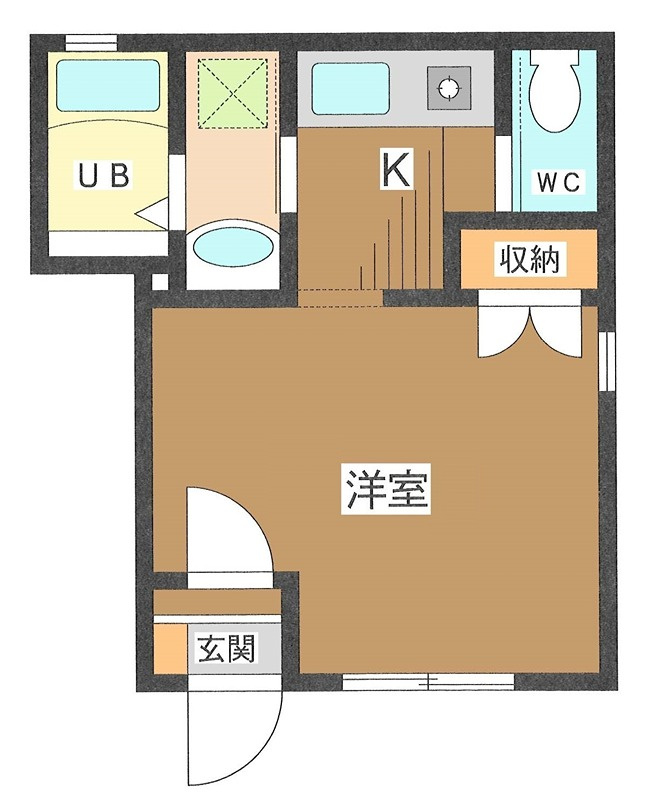 フラットＷＥＳＴ の間取り|間取りです。