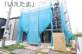 【外観】 | 【仲介手数料無料！！】立川市若葉町3丁目　新築戸建て（全10棟）8号棟　4790万円 | 令和８年８月３日撮影　建築中