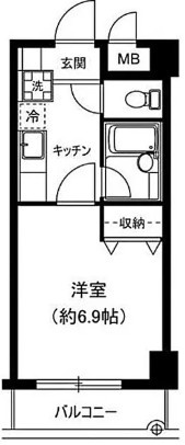 エステル浮間公園の間取り|間取りです。