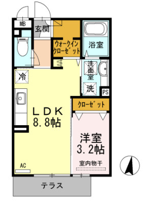 【間取り】 | パークサイドカーサ