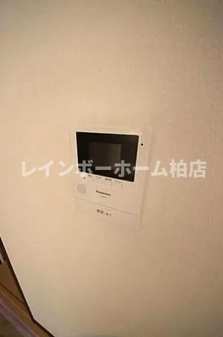 特典：仲介手数料が無料です!!のセキュリティ|モニタ付インターホンです　※建築中の時の写真になります。