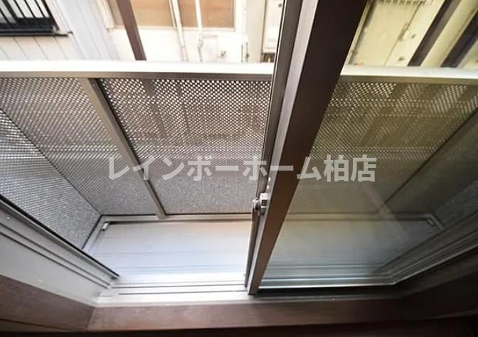 特典：仲介手数料が無料です!!のバルコニー|※建築中の時の写真になります。