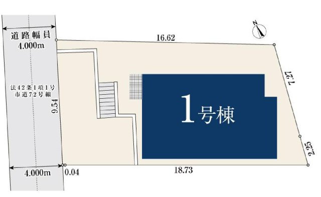 三鷹市中原4丁目 京王線 つつじヶ丘駅 新築戸建の区画図