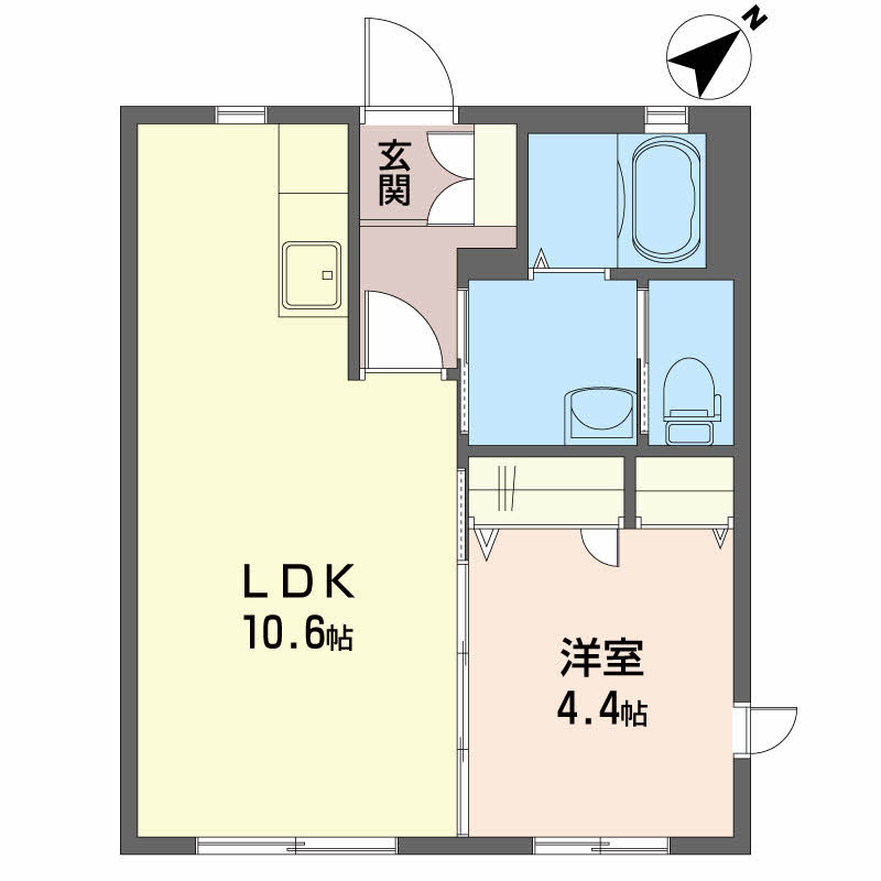 シャーメゾンURAYAKAの間取り