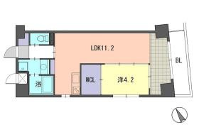 【間取り】 | 新品家具付きマンション住吉5(KaGood福岡) | ※間取りと異なる場合は現状を優先します。