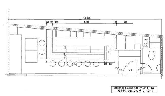 【間取り】 | 東門シャルマンビル