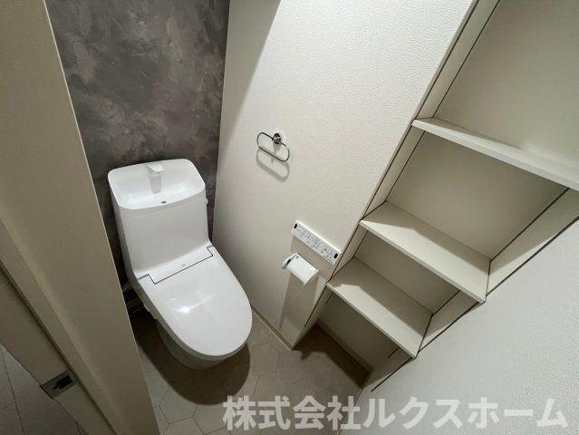 クリエオーレ一津屋Ⅱのトイレ|落ち着いたトイレです