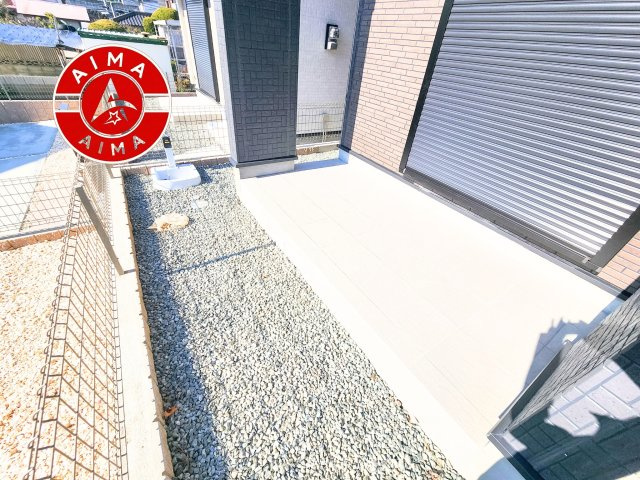 福岡市南区曰佐3丁目第1-4棟（2号棟）の庭|お庭で自由な時間を過ごせます。