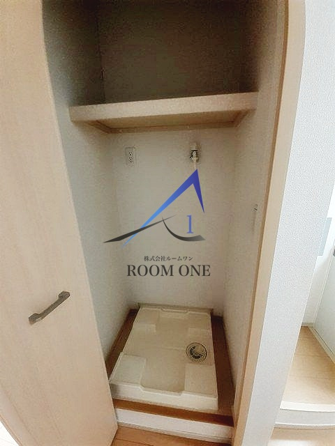 レスポワール山王の設備|洗濯機置き場です。