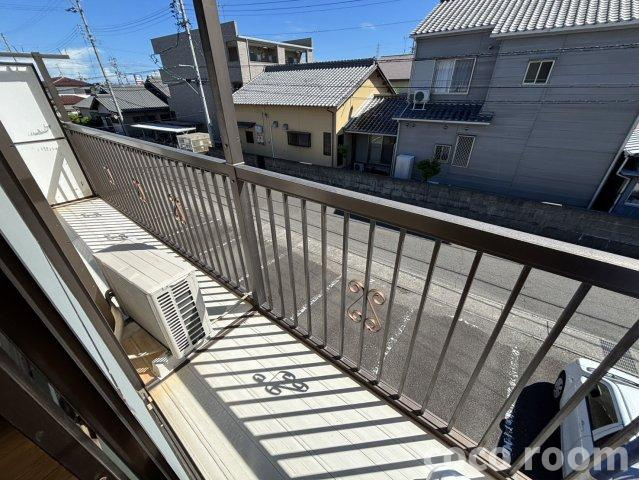 弐番館青木のバルコニー