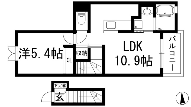 【間取り】 | グレイスヒルズ　ウエガハラ2