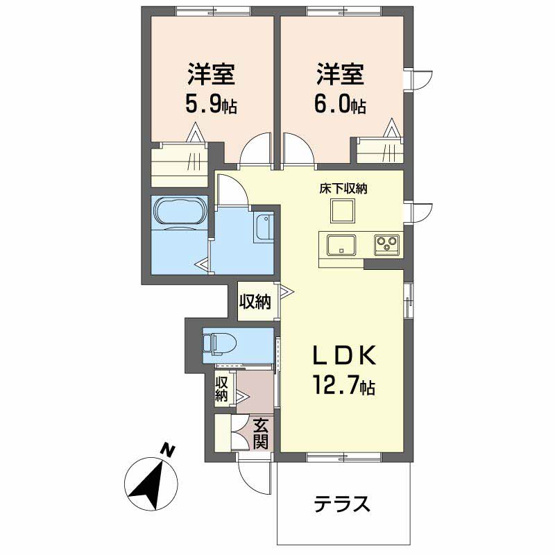【間取り】 | シャーメゾンヒロ