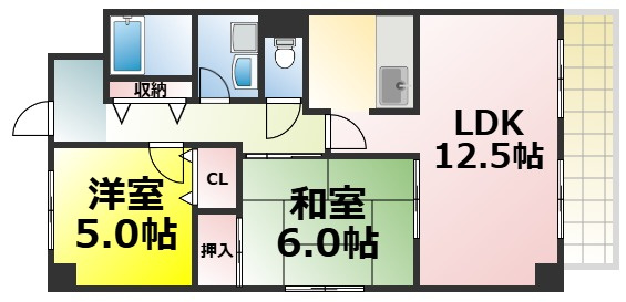 【間取り】 | プロニティ江川 仲介手数料無料