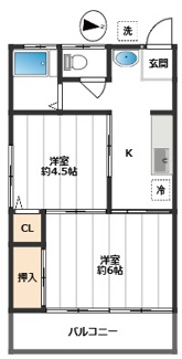 【間取り】 | ホワイトパレス