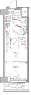 【間取り】 | クレイシア立川 | 間取りです。