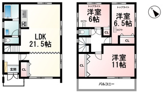 【間取り】 | 今堅田２丁目