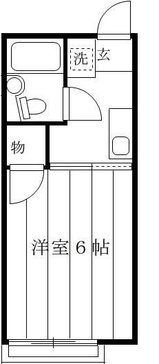 シティハイム・オーティアスの間取り|間取りです。