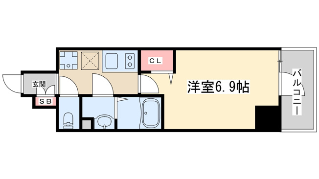 【間取り】 | MELDIA CREST OSAKA NORTH