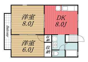【間取り】 | ファーストハイツ福王台