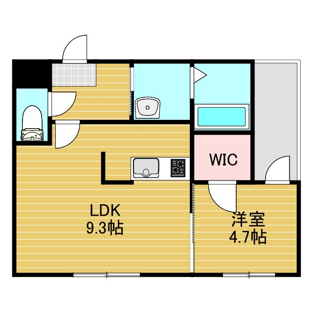 フジパレス内本町Ⅱ番館の間取り