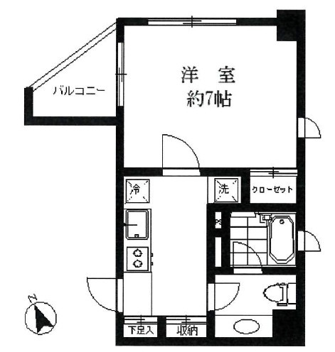 プレール・ドゥーク日本橋リバーサイドの間取り|間取り