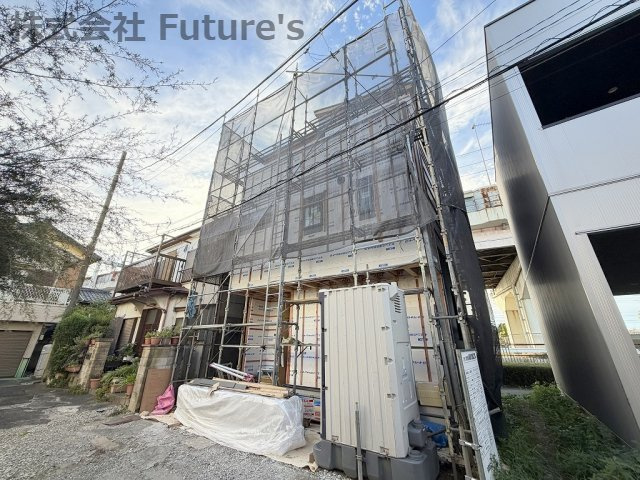 八潮市木曽根　新築戸建の外観|現地の写真になります。