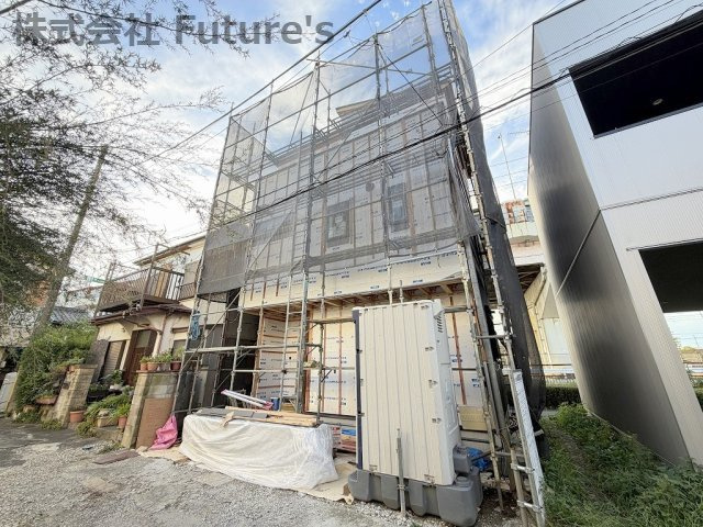 八潮市木曽根　新築戸建の外観|現地の写真になります。