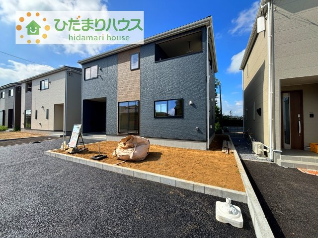 【庭】 | かすみがうら市下稲吉第15　新築戸建　5号棟 | 周辺には高い建物がないため、お庭には太陽の光が降り注ぎます♪