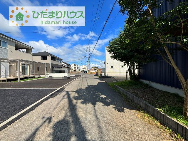 【前面道路含む現地写真】 | かすみがうら市下稲吉第15　新築戸建　5号棟 | 今から見たいも大歓迎！！お気軽にお問い合わせください！