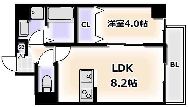 アクセルカクエイの間取り