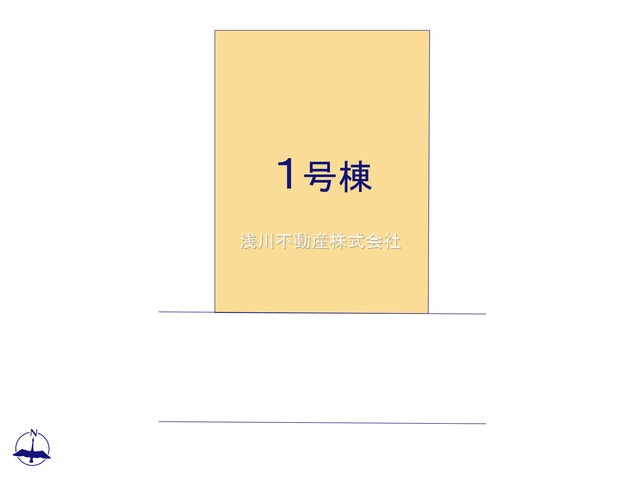 八王子市　宇津木町　新築一戸建ての区画図|～南6ｍ道路に面しています～