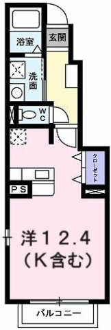 アルバーダＢの間取り