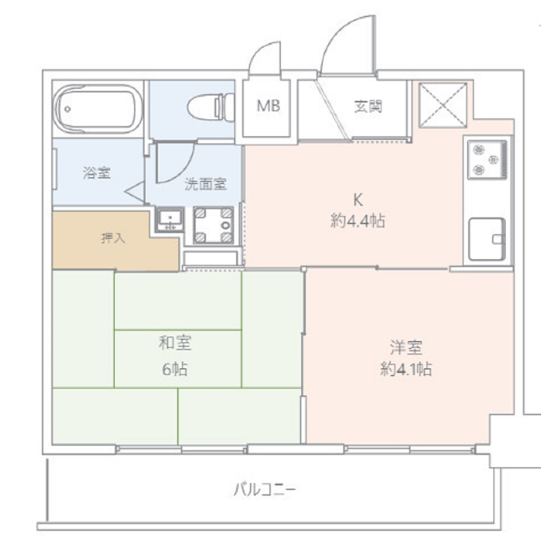 グランイーグル大森南の間取り|間取り