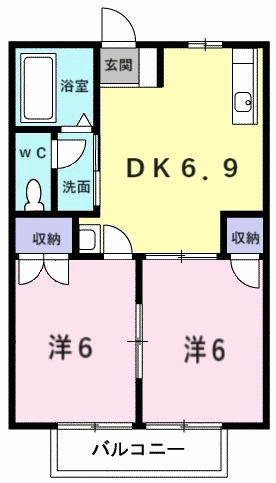 コーポラス　ＪＵＮＯの間取り|間取図