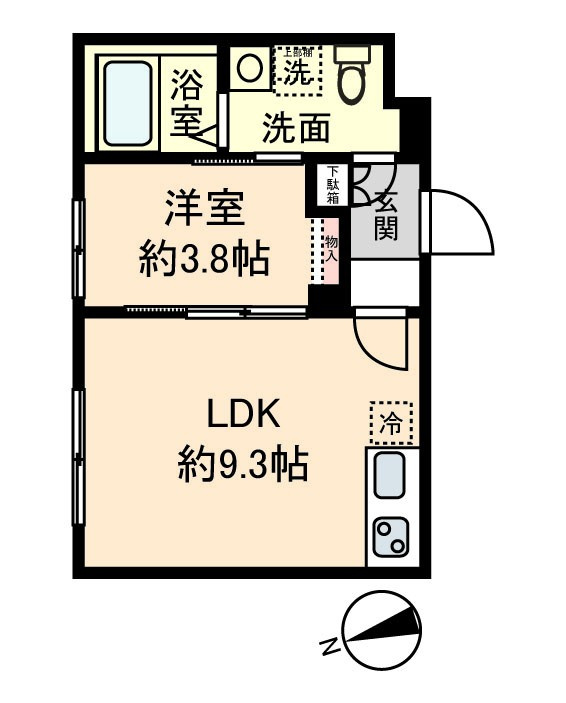CASA　PIAZZA　西日暮里の間取り