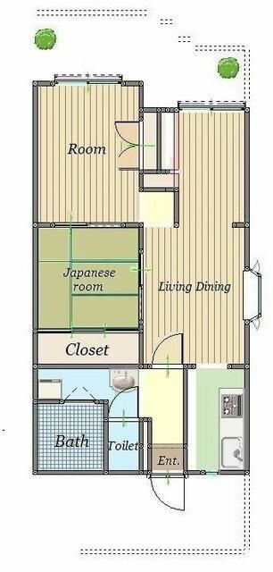 砧サンハイムの間取り|間取りです。