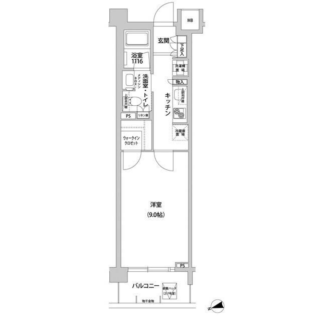 コンフォリア目黒青葉台の間取り