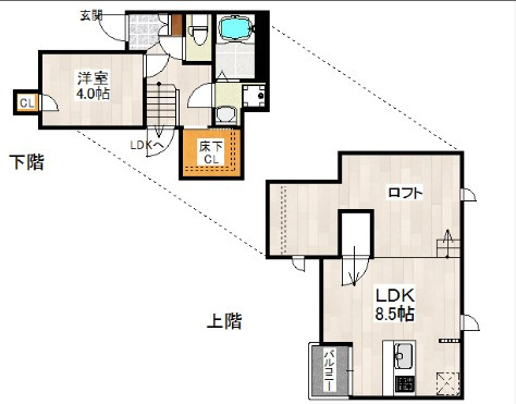 CB大和田ロータスの間取り