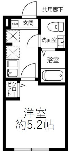 Ｌｕｓｓｏ　ｃａｓａ上板橋の間取り|間取りです。