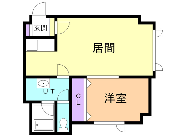 コーポKF桜木の間取り