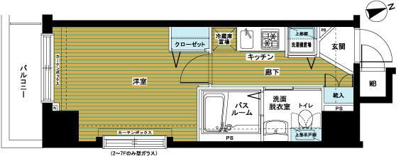 ＺＯＯＭ銀座東の間取り