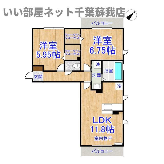 エスペランサABの間取り|不動産屋のイメージを変えたい！『いい部屋ネット千葉蘇我店』へ♪