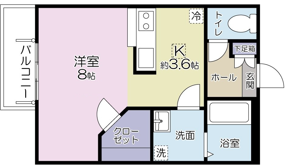 ツインハウス　M-2の間取り|間取りです。